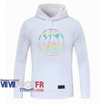 77footfr Sweatshirt Foot PSG blanc 2020 2021 S08