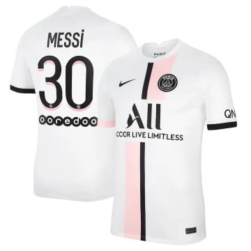Messi Maillot Foot PSG Paris ST Germain Homme Exterieur 2021 2022