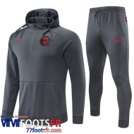 Sweatshirt Foot PSG gris Homme 2021 2022 SW28