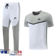 Survetement T Shirt Sport gris blanc Homme 2022 2023 TG480