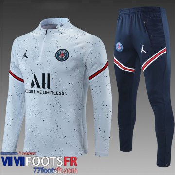 Survetement de Foot PSG Paris gris Enfant 21 22 TK148