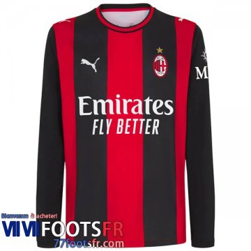 Maillot De Foot AC Milan Domicile Homme Manche Longue 26 27