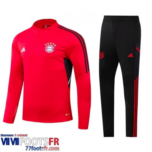 Survetement de Foot Bayern Munich rouge Homme 2022 2023 TG454