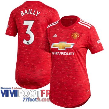 Maillot de foot Manchester United Eric Bailly #3 Domicile Femme 2020 2021