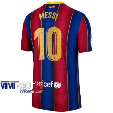 Maillot de foot Barcelone Lionel Messi #10 Domicile Enfant 2020 2021