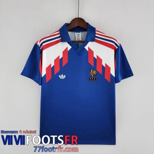 Retro Maillot De Foot France Domicile Homme 88 90 FG191