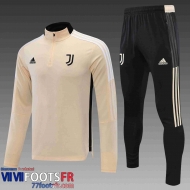 Survetement Foot Juventus Homme jaune clair 2021 2022 TG49
