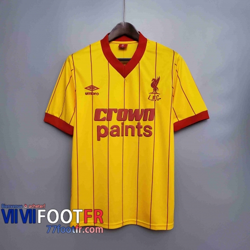 77footfr Retro Maillots foot 1984 Liverpool Exterieur
