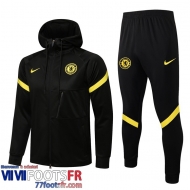 Veste Foot - Sweat A Capuche Chelsea le noir Homme 2021 2022 JK184