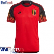 World Cup Maillot de foot Belgique Enfant Domicile 2022