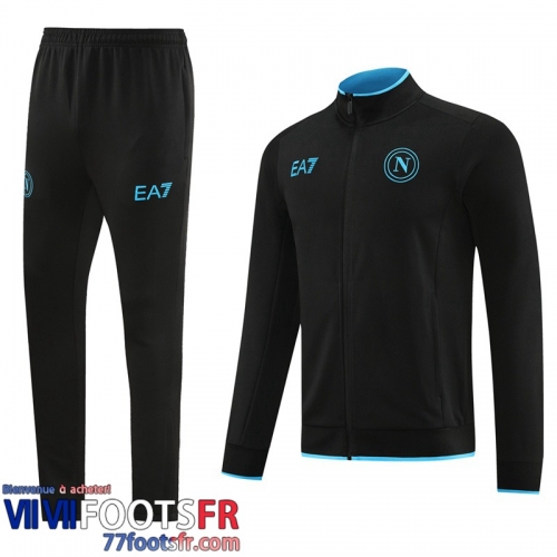 Veste Foot Naples noir Homme 2023 2024 B40