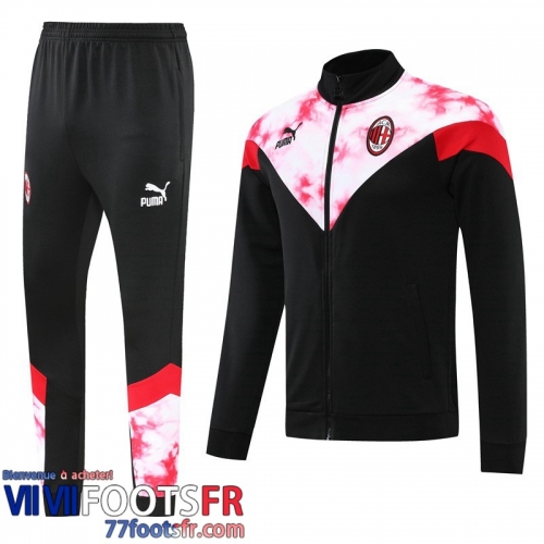 Veste Foot AC Milan noir Homme 2022 2023 JK394