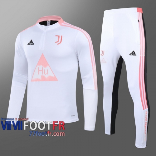 77footfr Survetement Foot Juventus blanc - Co-brande 2020 2021 T80