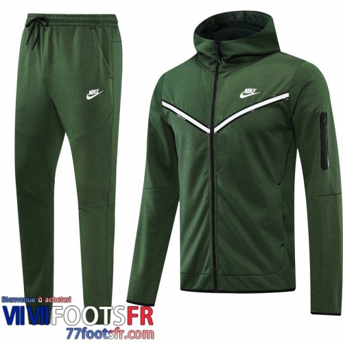 Veste Foot - Sweat A Capuche Sport vert Homme 2022 2023 JK386