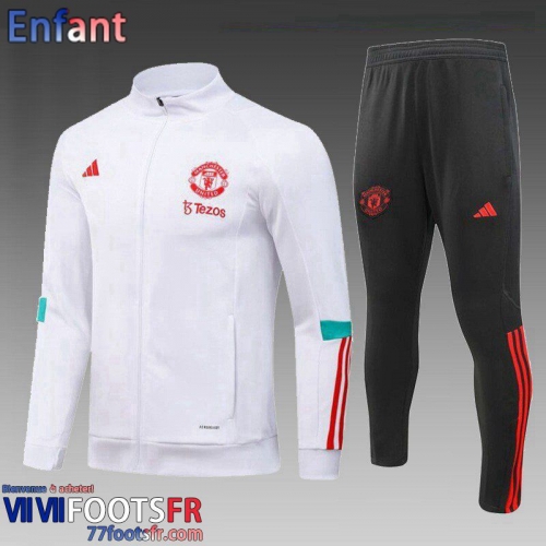 KIT: Survetement de Foot Manchester United Enfant 2023 2024 C141