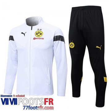 Veste Foot Dortmund BVB Blanc Homme 2022 2023 JK627