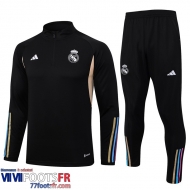 Survetement de Foot Real Madrid noir Homme 2023 2024 A10