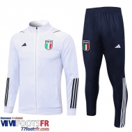 Veste Foot Italie Blanc Homme 2023 2024 JK699