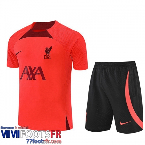 Survetement T Shirt Liverpool rouge Homme 2022 2023 TG700