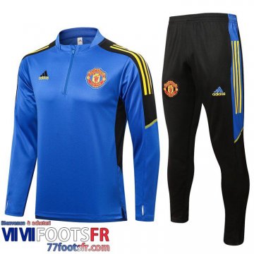 Survetement de Foot Manchester United bleu marine Homme 2021 2022 TG134