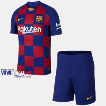 Ensemble Maillot Barcelone FC Enfant Domicile 2019-2020 Personnalise :77Footfr