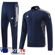 Survetement de Foot Sport bleu marin Homme 2022 2023 TG253