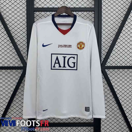 Retro Maillot De Foot Manchester United Exterieur Homme 08 09 FG808