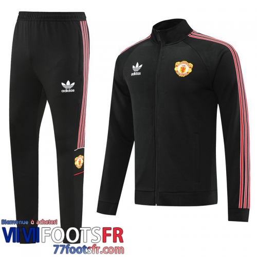 Veste Foot Manchester United noir Homme 2022 2023 JK582