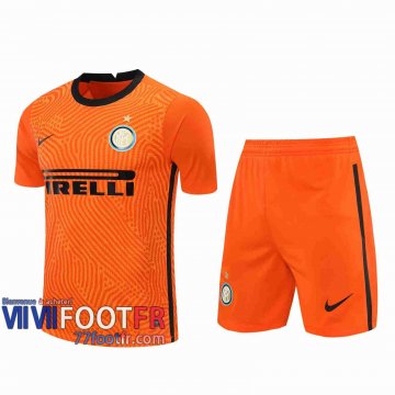 77footfr Maillots foot Inter Milan Gardiens de but Orange 2020 2021
