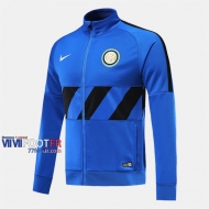 Magasins Veste Foot Inter Milan Bleu 2019/2020 Nouveau Promo