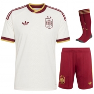 Maillot De Foot Espagne 2 étoile Exterieur Enfant World Cup 2026
