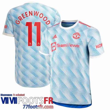 Maillot De Foot Manchester United Extérieur Homme 21 22 # Greenwood 11