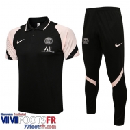 Polo foot PSG Le noir Homme 2021 2022 PL170