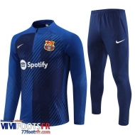 Survetement de Foot Barcelone bleu Homme 2023 2024 A08