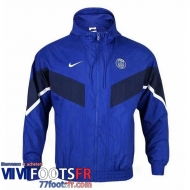 Coupe Vent - Sweat a Capuche PSG bleu Homme 2022 2023 WK232