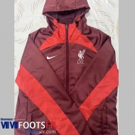 Coupe Vent - Sweat a Capuche Liverpool rouge Homme 2022 2023 WK155