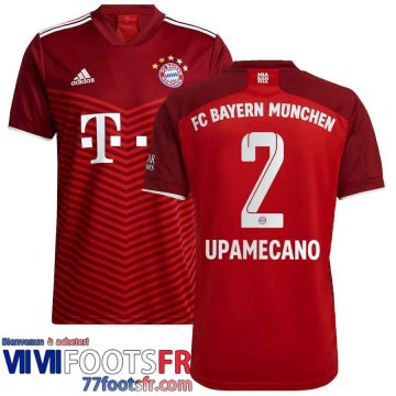 Maillot De Foot Bayern Munich Domicile Homme 21 22 # Dayot Upamecano 2