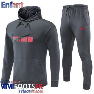 Sweatshirt Foot PSG gris Enfant 2022 2023 TK260