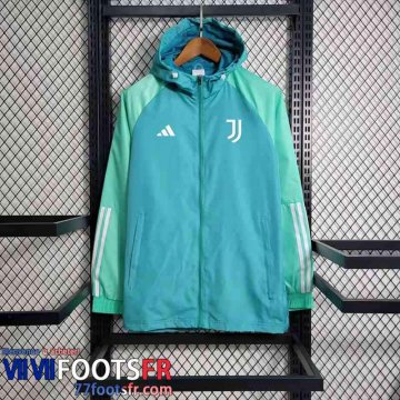 Coupe Vent Juventus bleu vert Homme 2023 2024 D141 Coupe Vent Juventus bleu vert Homme 2023 2024 D141