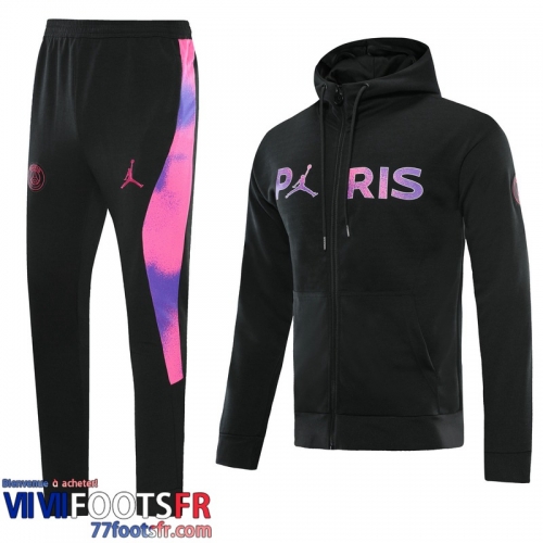 Veste Foot - Sweat A Capuche PSG Homme noir 2021 2022 JK113
