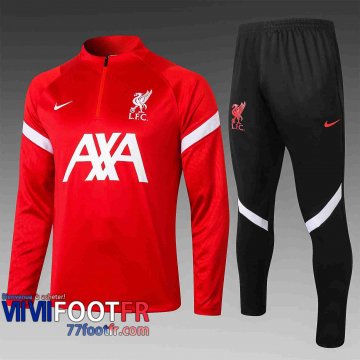 77footfr Survetement Foot Liverpool Rouge 2020 2021 B434