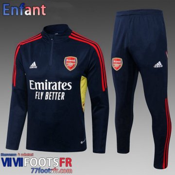 KIT: Survetement de Foot Arsenal bleu Enfant 2022 2023 TK474