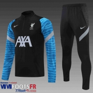 Survetement Foot Liverpool Homme bleu noir 2021 2022 TG50