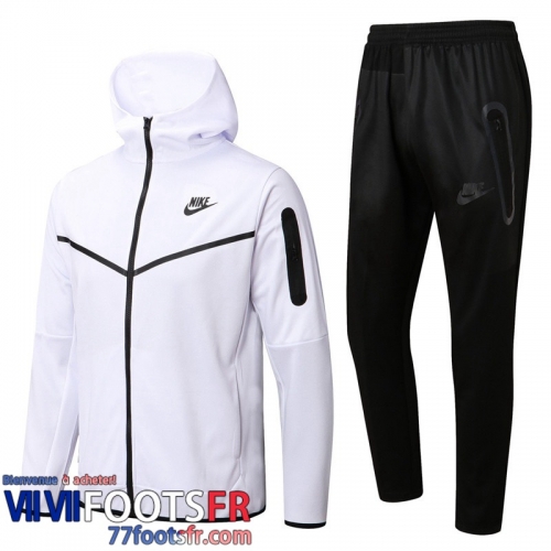 Veste Foot - Sweat A Capuche Sport Blanc Homme 2022 2023 JK335