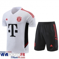 Survetement T Shirt Bayern Munich Blanc Homme 2022 2023 TG681