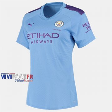 Nouveau Flocage Maillot De Manchester City Femme Domicile 2019-2020 Personnalisé :77Footfr