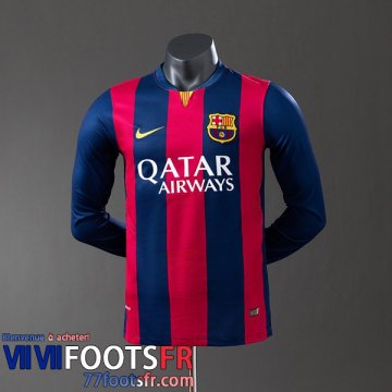 Retro Maillot De Foot Barcelone Domicile Homme Manche Longue 14 15 FG1040