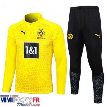 Survetement de Foot Dortmund jaune Homme 2023 2024 A73