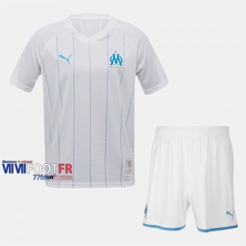 Ensemble Maillot Marseille OM Enfant Domicile 2019-2020 Personnalisé :77Footfr