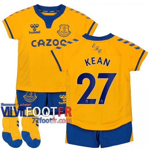 77footfr Everton Maillot de foot Kean #27 Exterieur Enfant 20-21